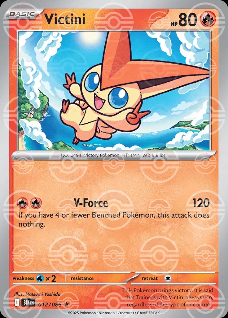 Black Bolt Victini [Poke-Ball] Pokémon card